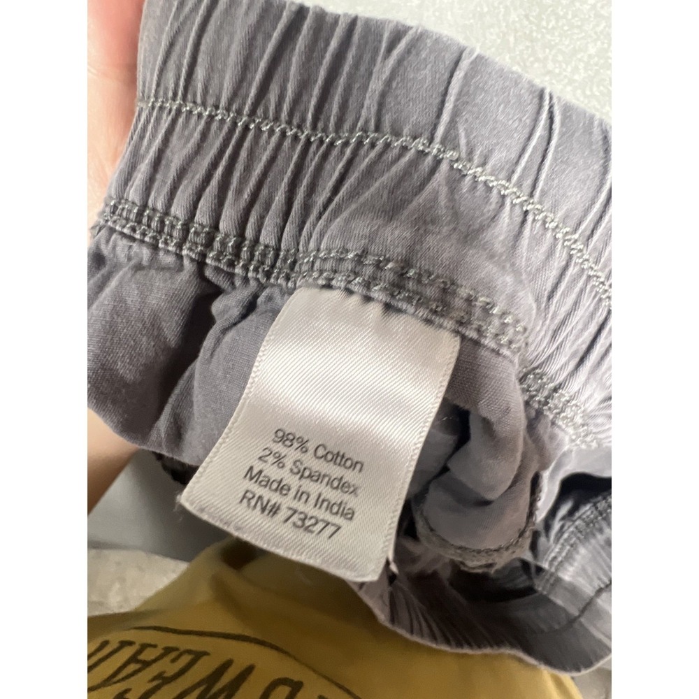 Sonoma Women's Size 12 Gray Cargo Capri Pants Convertible Drawstring Elastic - Picture 5 of 6